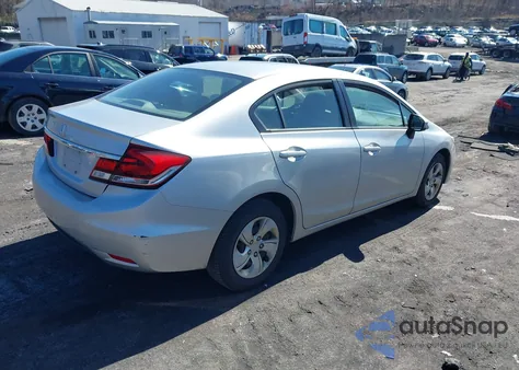 2014 Honda Civic Lx z USA, uszkodzony, nr VIN 2HGFB2F50EH519735